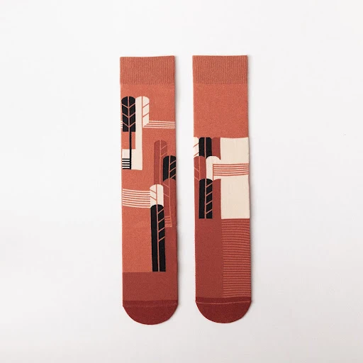 Title 12, AB asymmetric pile socks for ultimate foot comf...