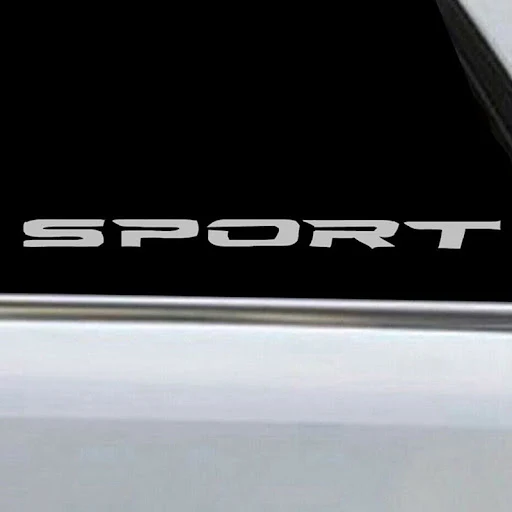 Title 1, New 4 Pcs Car Sticker Sports Font Car Body Stic...