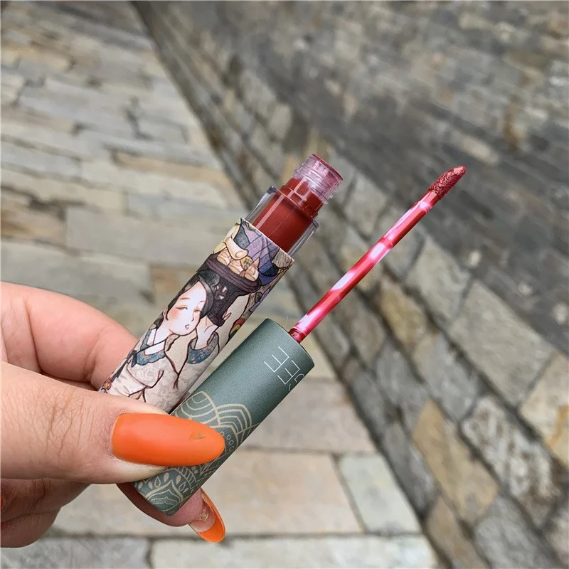 Title 7, Lip Glaze 5 Matte Velvet Lipstick Non-Stick Cup...