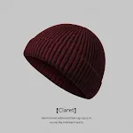 Wine Red Short Exposed Ear