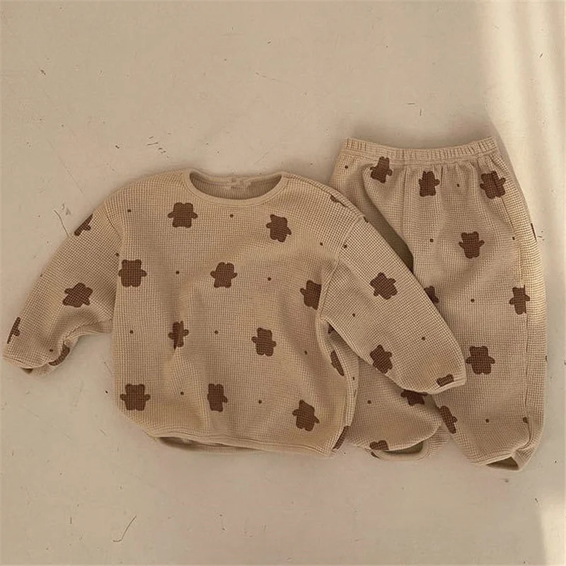 Title 5, Macacão com estampa de urso para bebês, unissex...
