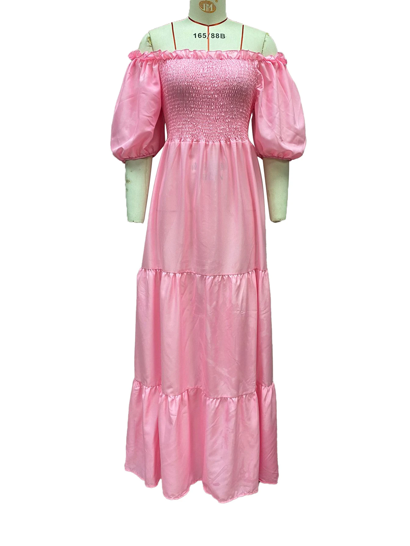 Title 19, European and American style dress, off-shoulder...
