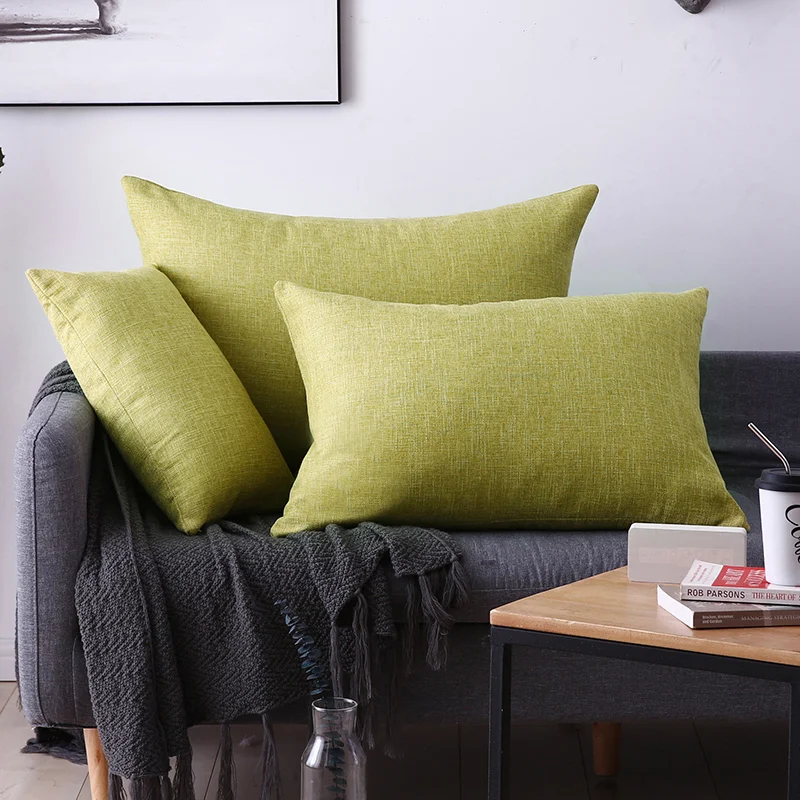 Capa de almofada retangular para sala de estar, adicione estilo e conforto ao seu sofá. Macia, lavável e fácil de cuidar, ideal para casa. — foto 7