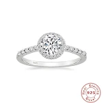 Anel de prata esterlina Clear Cold Wind, luxo e textura, joia elegante para mulheres, perfeito para presentear ou usar diariamente. — foto 16