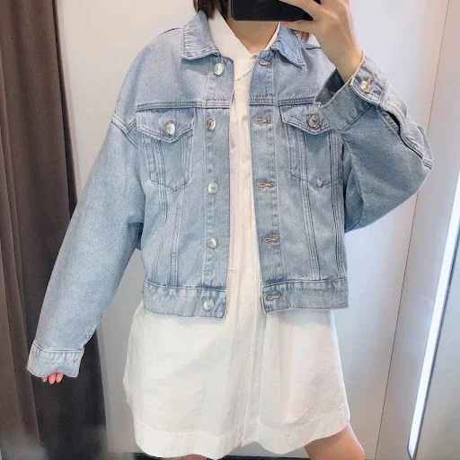 Title 2, Ladies Short Denim Jacket