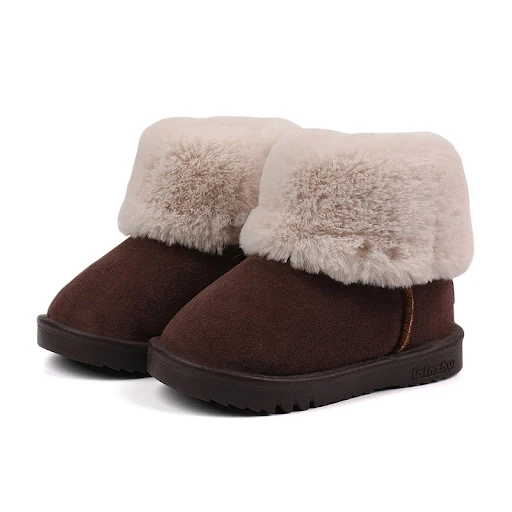 Title 2, Girls snow boots, warm and waterproof, designe...