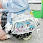 Bolsa Mensageiro Estudantil Gato Mecânico Fofo, Grande Capacidade, Ideal para Faculdade e Transporte de Livros — foto 14