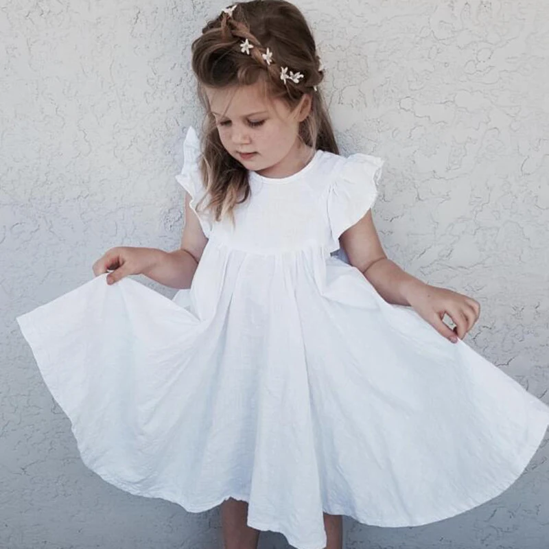 Vestido casual de algodão e cânhamo com mangas esvoaçantes e renda, perfeito para conforto e estilo descontraído. Ideal para o dia a dia com leveza. — foto 12