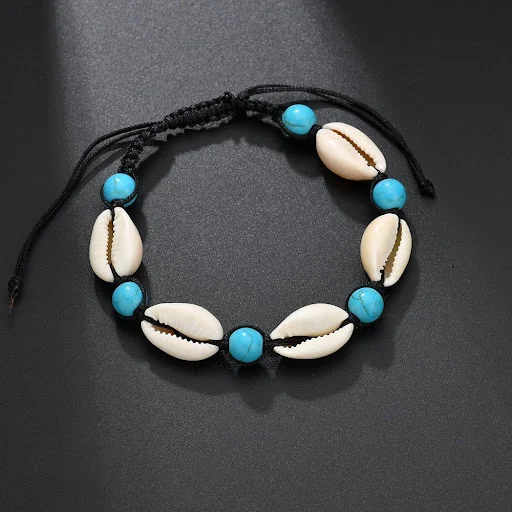 Title 2, Pulseira Shell Tecida à Mão Personalidade Boho ...