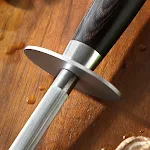 High Carbon Steel Knife Sharpening Rod Commercial Knife Sharpening Tool for Chefs. Keep your knives razor sharp and read — photo 2