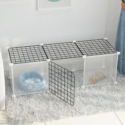 Title 4, Small Dog Indoor Home Isolation Fence Cage Prov...