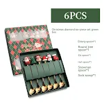 E 6pc Six Piece Set Green Box