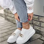 Damen Leder Schnürschuhe für Freizeit & Sport. Bequeme, stilvolle Schuhe, perfekt für aktive Tage und entspannte Momente. Dein idealer Begleiter! — foto 5
