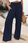 Casual Wide-leg Cotton and Linen Trousers, a popular loose fit for ultimate comfort and style, perfect for everyday wear — photo 6