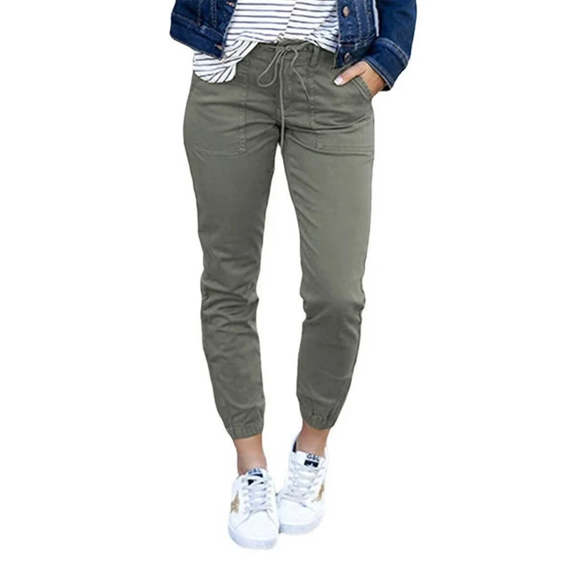 Calças Cropped Femininas com Bolsos, Slim Fit e Fashion, perfeitas para um visual moderno e confortável. Desfrute do estilo! — foto 4