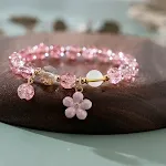 Crystal Flowers Rose Red