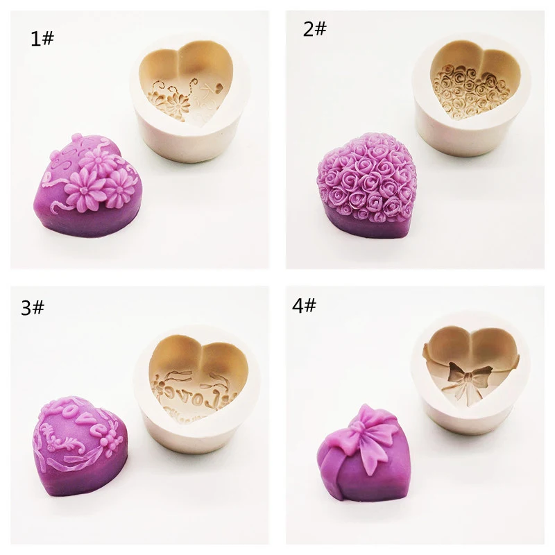 DIY Bow Love Mousse Cake Siliconen Mal. Maak prachtige desserts gemakkelijk. Herbruikbaar en eenvoudig te gebruiken hulpmiddel voor bakken. — foto 6