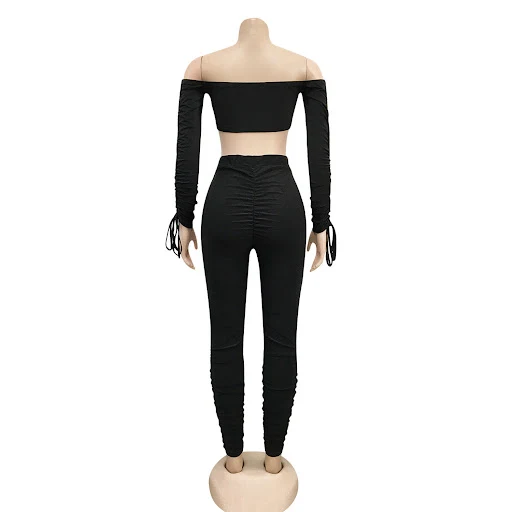 Title 5, Abbigliamento da donna con lacci, maniche lungh...