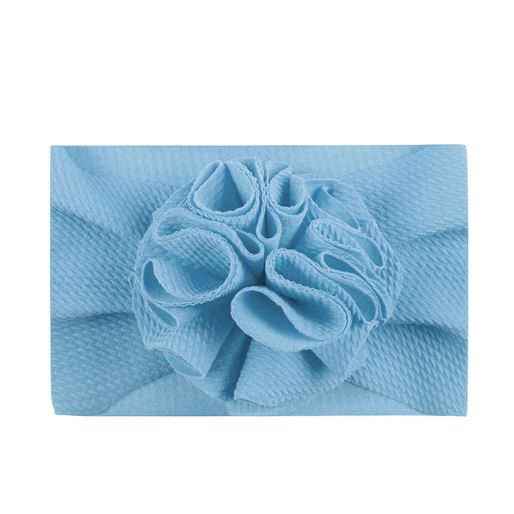 Faixa de cabelo infantil com flores para bebês, acessório fofo para fotos, festas e uso diário. Macia e confortável, ideal para meninas. — foto 8