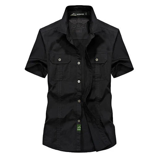 Title 1, Short Sleeve Shirt Tooling Military Pure Cotton...