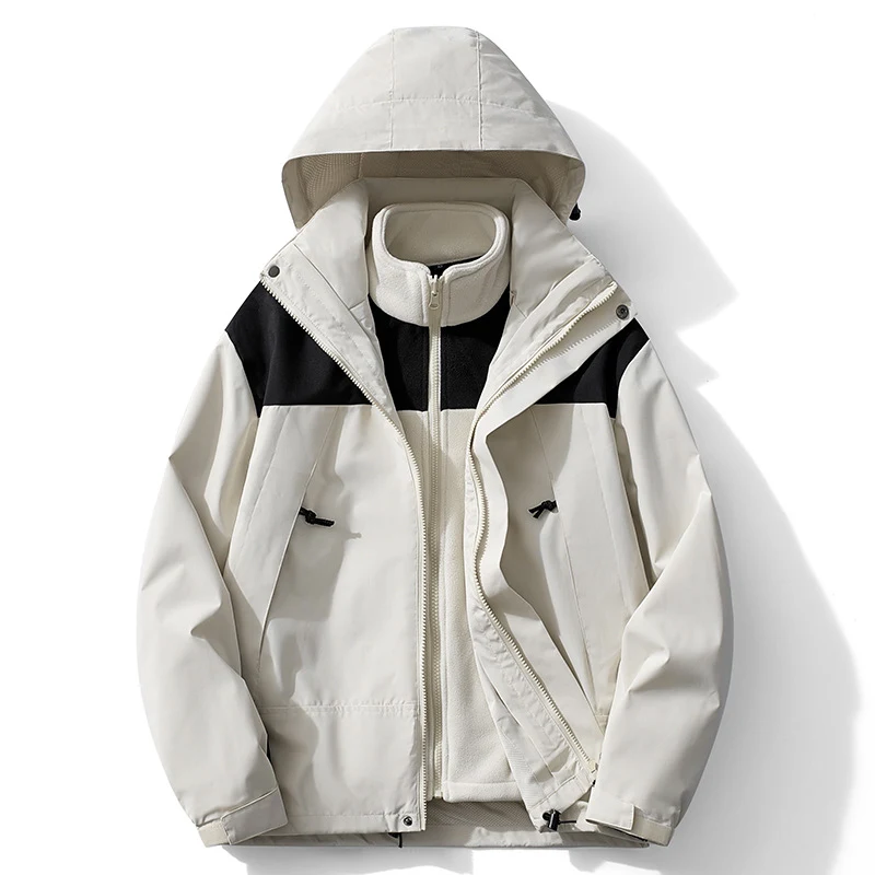 Title 8, Outdoor Couples Shell Jacket Color Matching De...