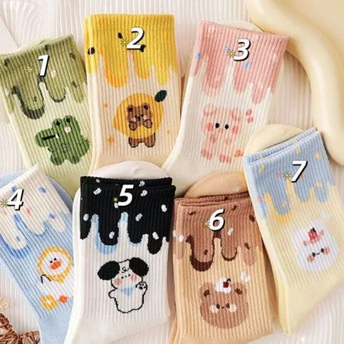 All-match Middle Tube Female Student Middle Tube Korean Style Sweet Cute Japanese Trendy Socks — photo 4