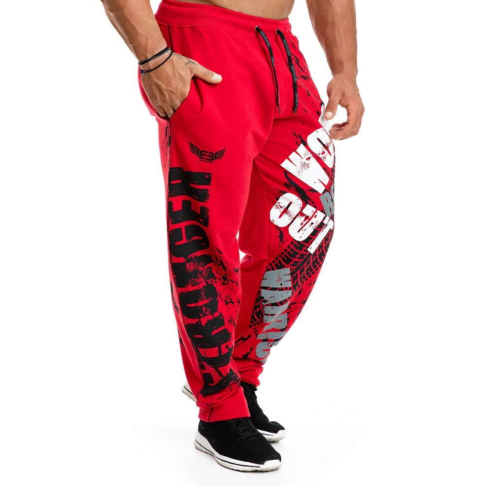Pure Cotton Big Leg Pants Men's Sports Fitness Pants. Experience ultimate comfort and unrestricted movement during your — photo 6