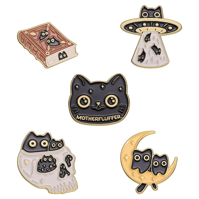 Broche de acessório versátil e elegante com design de desenho animado fofo e estiloso, ideal para enfeites e ornamentos com formato adorável e único — foto 7