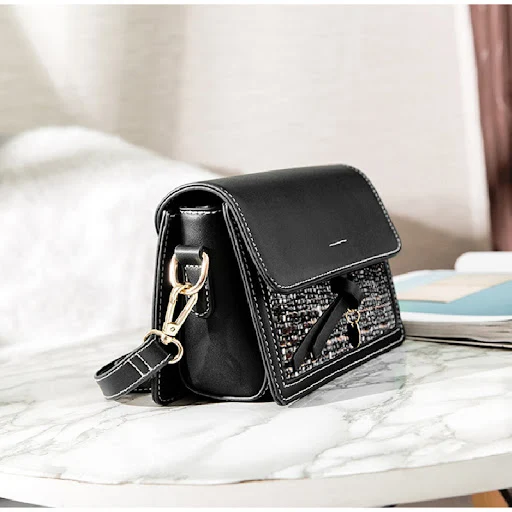 Title 1, Bolsa Mensageiro Coreana Simples de Ombro Estil...