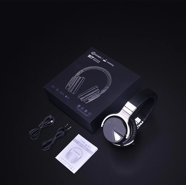 Title 2, Active noise canceling Bluetooth headset for im...