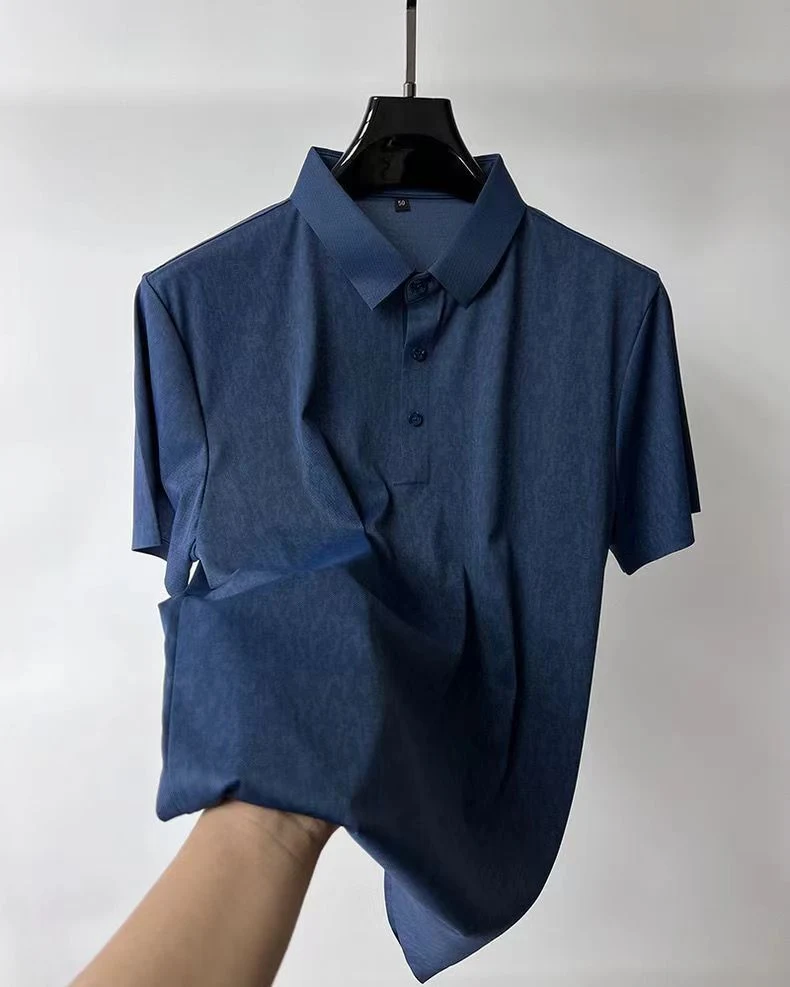Title 3, Camiseta Masculina Manga Curta Seda Gelo Camufl...