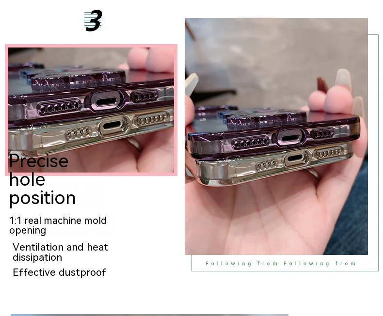 Title 6, Plastic electroplating lens protector phone cas...