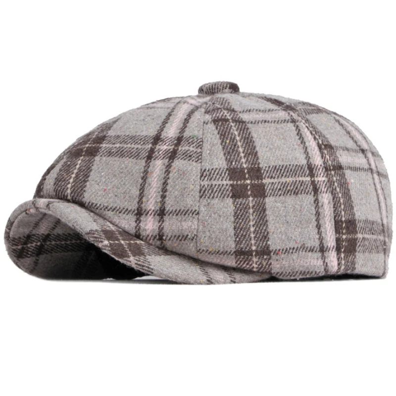 Title 1, Chapéu octogonal vintage britânico masculino xa...