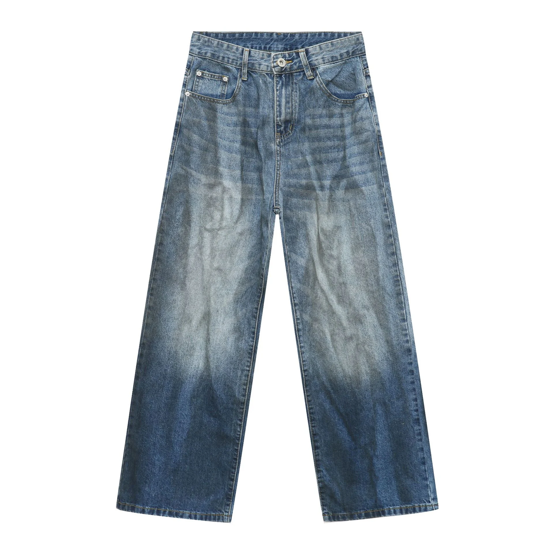Men's Fashion Casual Loose Straight Jeans – Comfortable and stylish jeans for everyday wear. Relaxed fit, straight leg, — photo 20