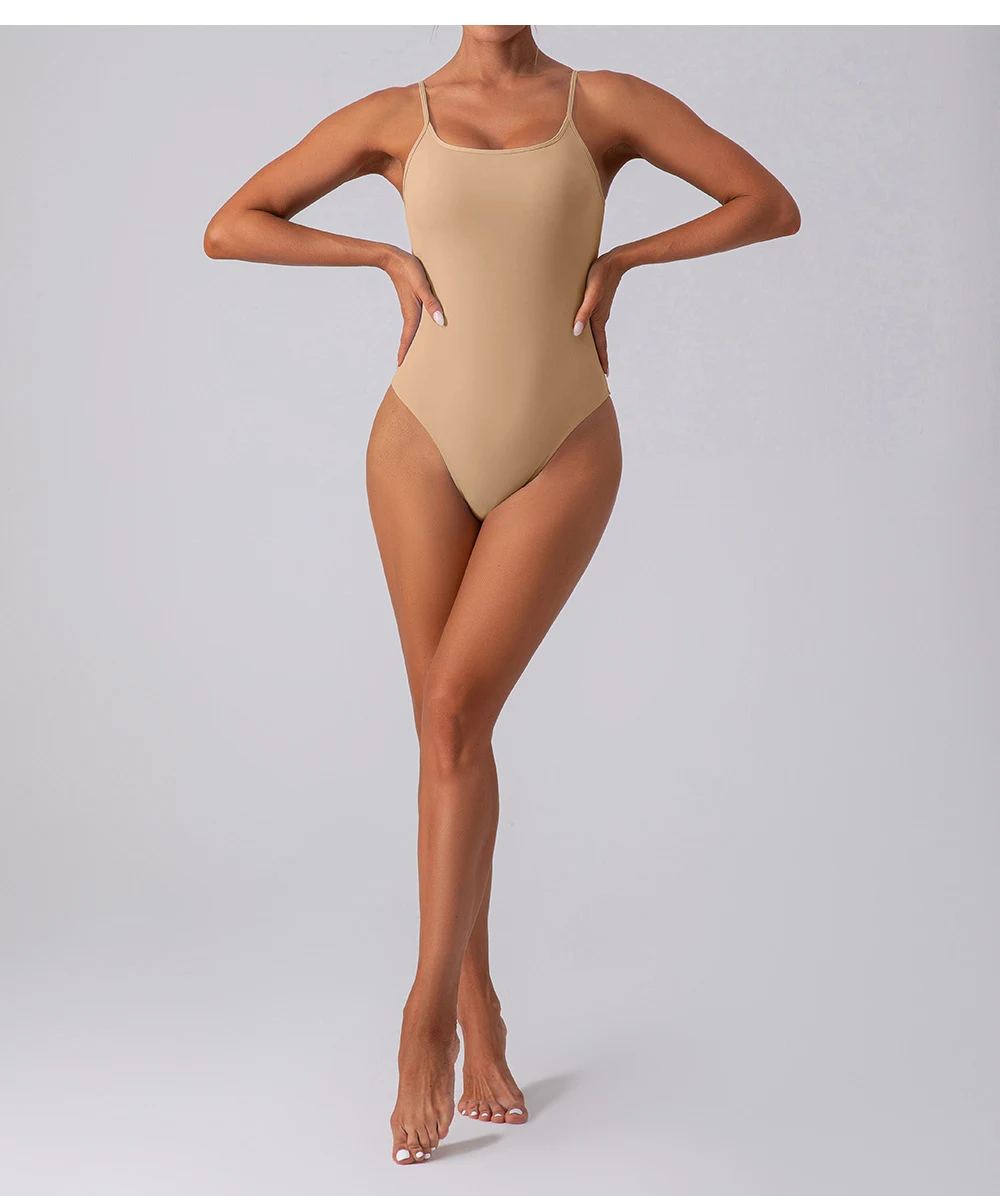 Macacão de Yoga Triangular Slim Feminino Respirável, secagem rápida e modelador. Perfeito para yoga, fitness, esportes, treino, dança e corrida — foto 13