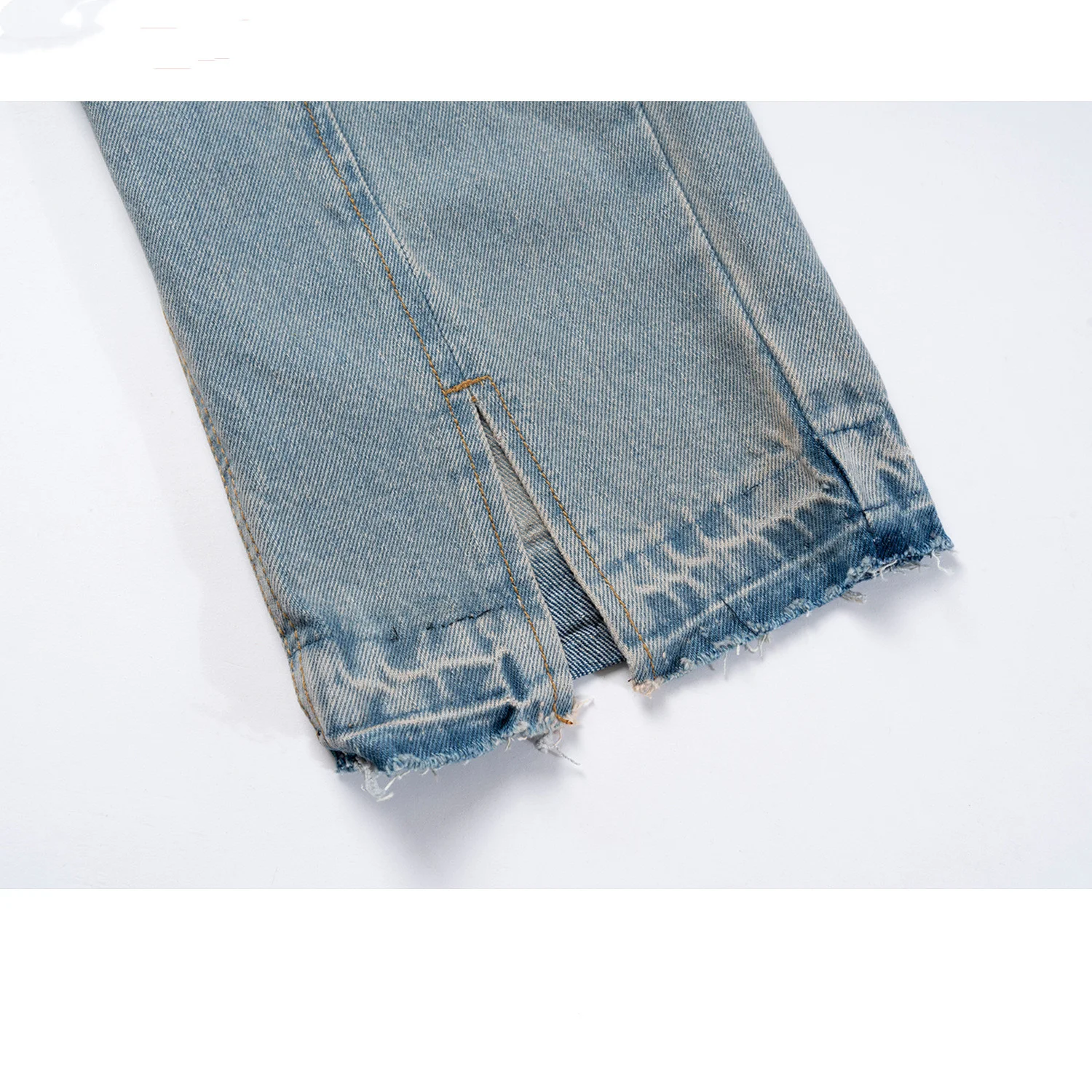 Title 8, Unisex High Street Cat Whisker blauwe jeans, co...