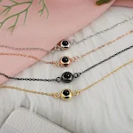 Pulseira de Projeção Circular Explosiva para Casais, um par para ele e ela, com projeção especial e design explosivo para celebrar o amor — foto 7