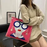 Gafas de sol con lente de dibujos animados con lentejuelas para un look moderno y con personalidad divertida, protección UV. — foto 6