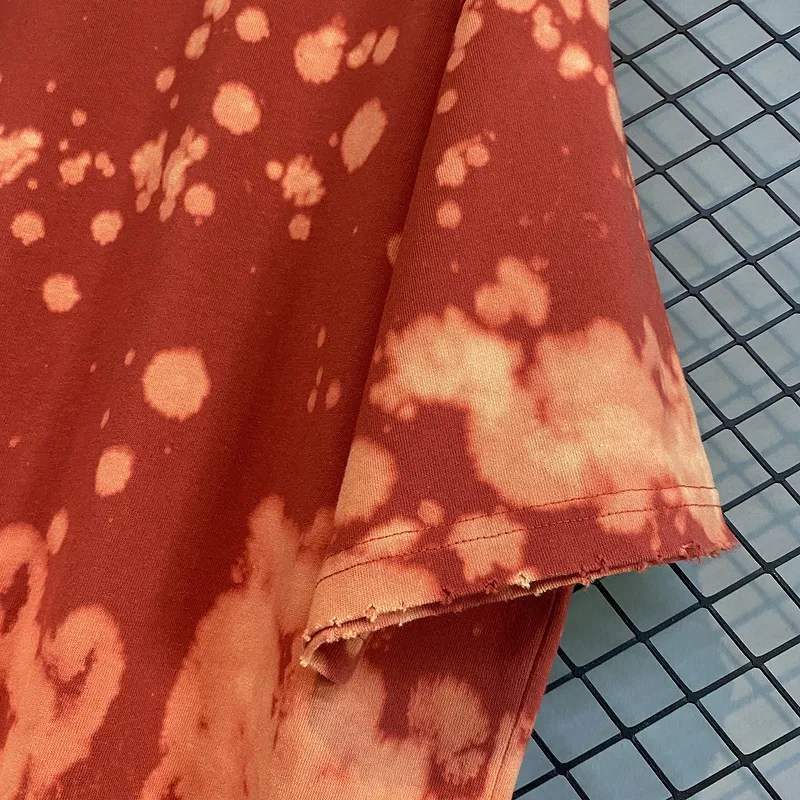 Splattered Dyed Washed T-shirt Distressed for Ultimate Comfort Stylish Look Effortlessly. Enjoy Softness, Unique Texture — photo 6