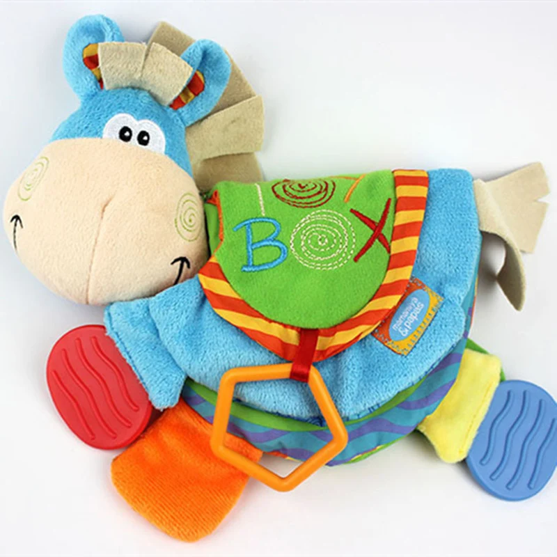 Baby Multifunctional Cloth Book with Teether Tape and Sound Paper. A sensory and educational toy designed for early lear — photo 11