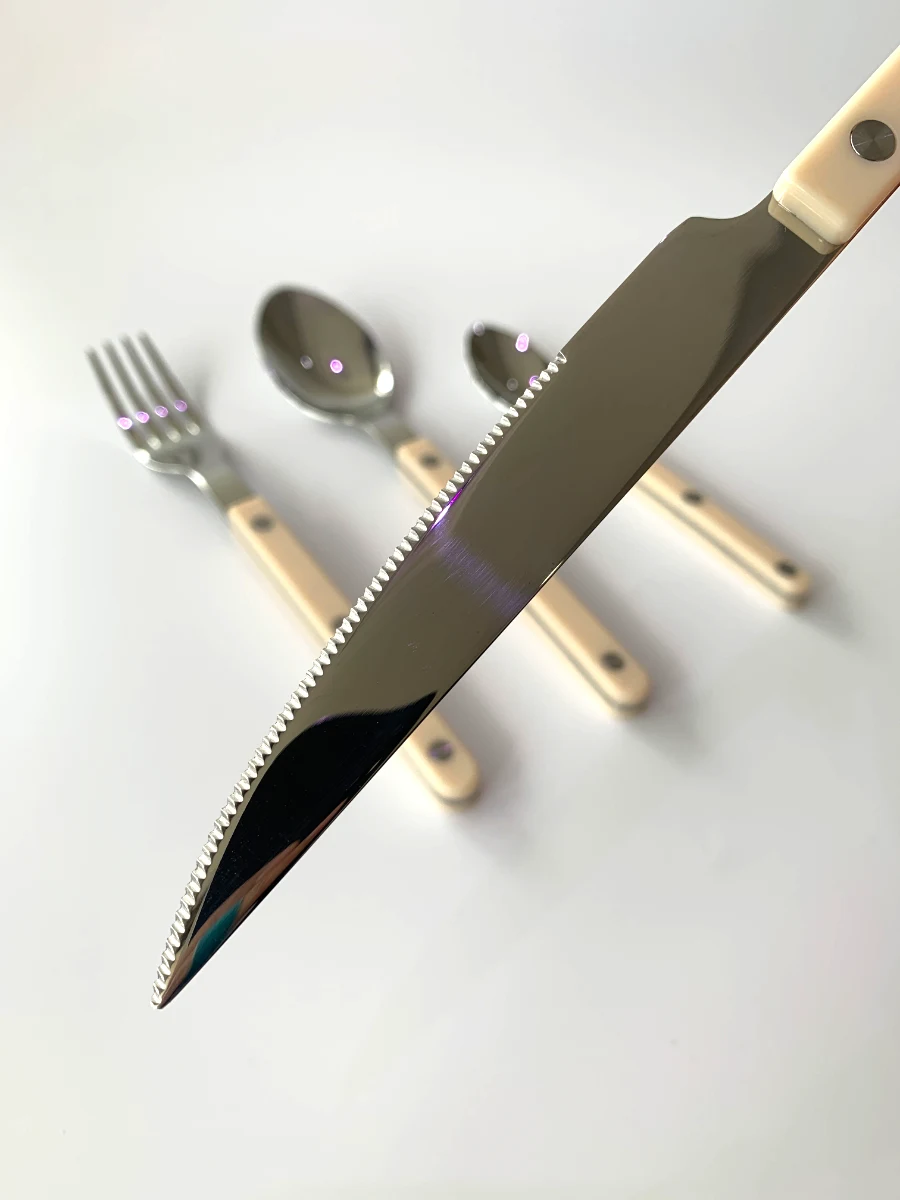Title 6, French Western Food Steak Tableware. Enjoy your...