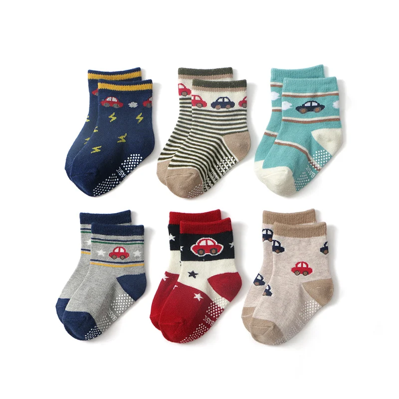Children's Cartoon Jacquard Non-slip Breathable Socks, designed for comfort, safety, and all-day play, keeping little fe — photo 5