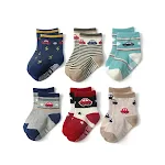 Children's Cartoon Jacquard Non-slip Breathable Socks, designed for comfort, safety, and all-day play, keeping little fe — photo 5