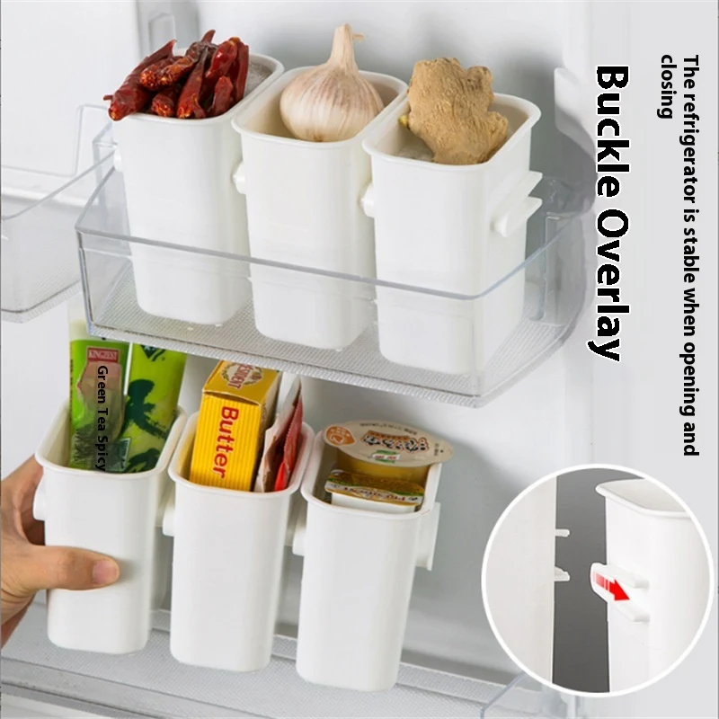Refrigerator Side Door Food Grade Storage Box for sorting and organizing food, maximizing space and keeping your fridge — photo 4