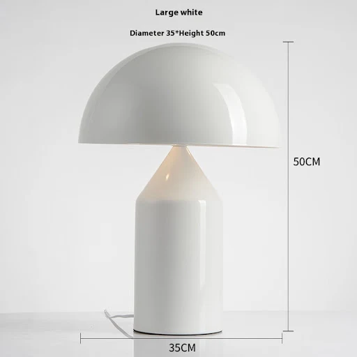 Title 9, Modern Minimalist Mushroom Table Lamp for Livin...