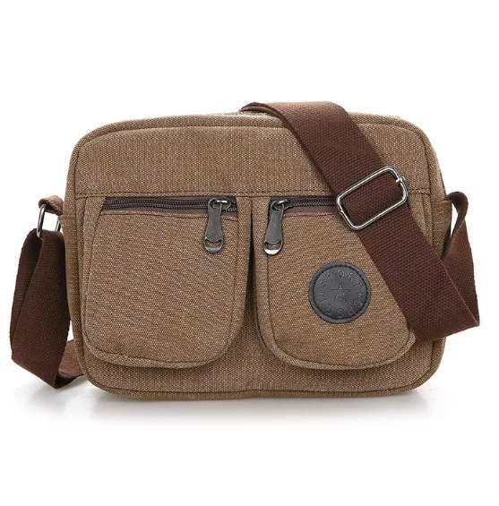 Herren Crossbody Umhängetasche für Freizeit und Reise, mehrschichtig, bietet viel Stauraum und Komfort für unterwegs. — foto 7