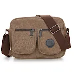 Herren Crossbody Umhängetasche für Freizeit und Reise, mehrschichtig, bietet viel Stauraum und Komfort für unterwegs. — foto 7