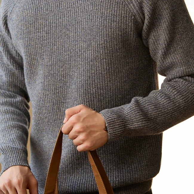 Warm Leisure All-match Sweater for Men. Comfortable and versatile, perfect for the daily commute and casual wear. A styl — photo 4