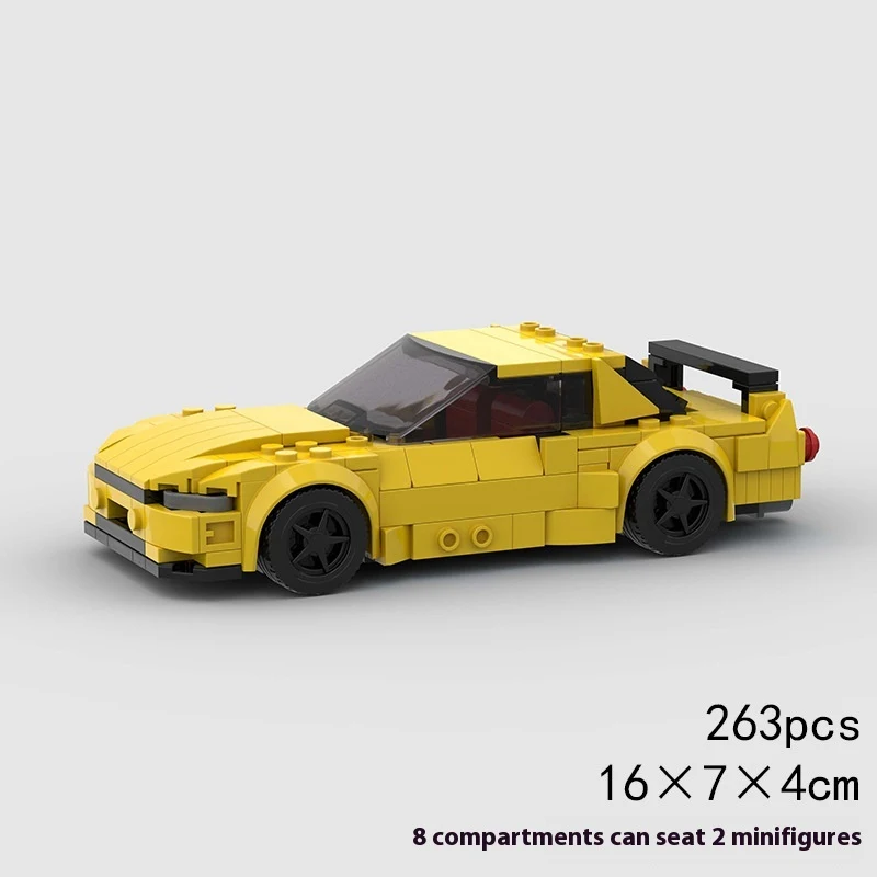 Skyline Sports Car Racing R32 Moc – Small particles for educational fun. Build this detailed sports car model and enhanc — photo 2