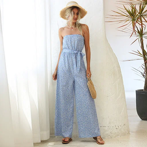 Title 16, Pantalones anchos estampados para mujer estilo ...
